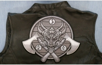 Viking Dragon and Axes Patch