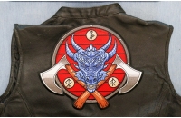 Viking Dragon and Axes Patch