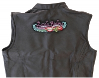 Lips and Rose Lady Rider Large Crystal Patch Lips and Rose Lady Rider Large Crystal Patch