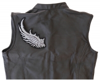 Left Silver Eagle Wing Patch | Embroidered Patches