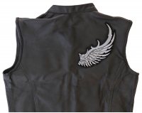 Right Silver Eagle Wing Patch | Embroidered Patches