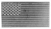 American Flag Biker Pin