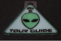 Area 51 Tour Guide Patch Alien Head