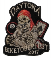 Biketoberfest 2017 Daytona Skull Biker Patch