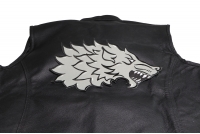 Sideways Wolf Large Back Patch