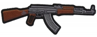 AK 47 Patch Right Assault Rifle Gun | Embroidered Patches