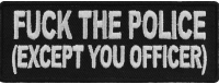 Fuck The Police Patch Except