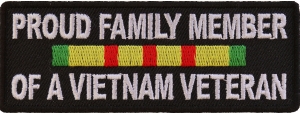 Proud Family Vietnam Vet Patch | US Military Vietnam Veteran Patches