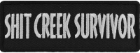 Shit Creek Survivor Patch | Embroidered Patches