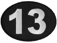 Lucky 13 Patch  | Embroidered Patches