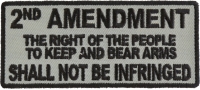 2nd Amendment Shall Not Be Infringed Patch | Embroidered Patches