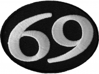 69 Patch Oval | Embroidered Patches