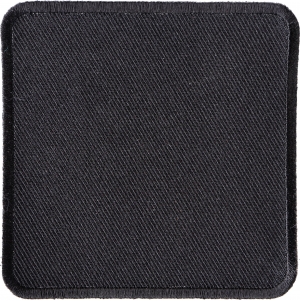 Black 3 Inch Square Blank Patch | Embroidered Patches