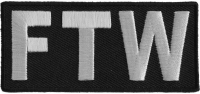Ftw Patch Block Letters | Embroidered Patches