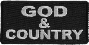 God And Country Patch | US Military Veteran Patches