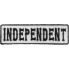 Independent Patch Black On White