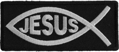 RIBBON I RIDE FOR JESUS PATCH 