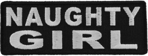 Naughty Girl Patch | Embroidered Patches