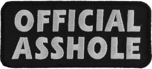 Official Asshole Patch | Embroidered Patches