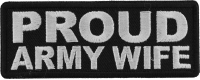 Proud Army Wife Patch