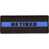 RETIRED Subtle Police Officer Patch | Embroidered Patches