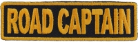 Road Captain Patch 3.5 Inch Yellow
