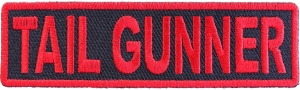 Tail Gunner Patch in Red