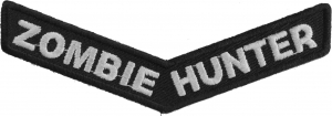 Zombie Hunter Stripe Patch | Embroidered Patches