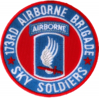173rd Airborne Brigade Patch Sky Soldiers