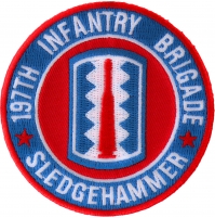 197th Infantry Brigade Patch Sledgehammer