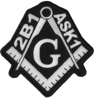 2B1 ASK1 Mason Symbol Patch | Embroidered Patches
