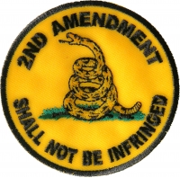 2nd Amendment Shall Not Be Infringed Round Patch