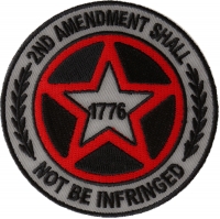 2nd Amendment Shall Not be Infringed Star Patch 2nd Amendment Shall Not be Infringed Star Patch