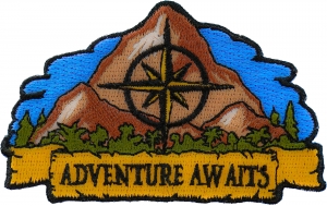 Adventure Awaits Hiker Patch Adventure Awaits Hiker Patch