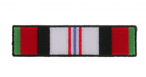 Afghan War Service Ribbon Patch | US Afghan War Military Veteran Patches Afghan War Service Ribbon Patch | US Afghan War Military Veteran Patches