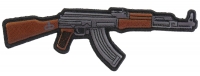 AK 47 Patch Right Assault Rifle Gun | Embroidered Patches