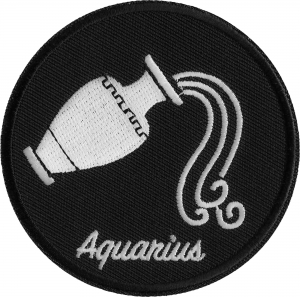 Aquarius zodiac sign Patch Aquarius zodiac sign Patch