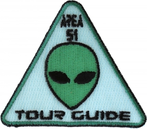 Area 51 Tour Guide Patch Alien Head Area 51 Tour Guide Patch Alien Head