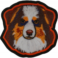 Australian Shepard Dog Iron on Patch
