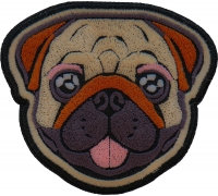 Baby Pug Iron on Patch