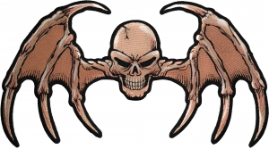 Bat Wings Skull Large Back Patch Bat Wings Skull Large Back Patch