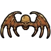 Bat Wings Skull Patch