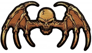 Bat Wings Skull Patch Bat Wings Skull Patch