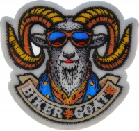 Biker Goat Patch