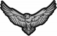Black And White Eagle Patch