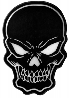 Black Skull Large Back Patch | Embroidered Patches