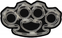 Brass Knuckles Patch | Embroidered Patches