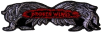 Broken Wings Patch Small | Embroidered Biker Patches