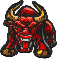 Bull Charging Patch