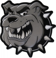 Bulldog Large Iron on Back Patch